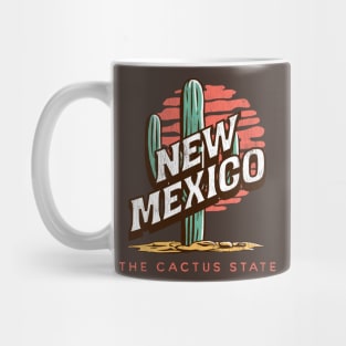 The Cactus State New Mexico Fading Sunset Mug